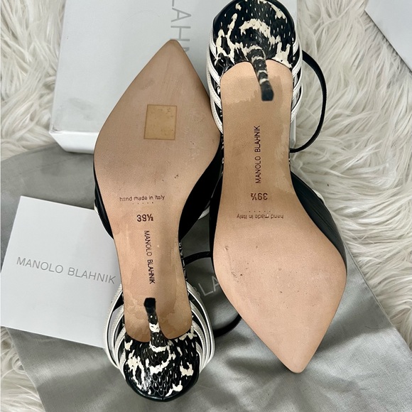 ✨MANOLO BLAHNIK HEELS✨New. Made in Italy 🇮🇹w/ dust bag, box, authenticity card - Picture 9 of 9